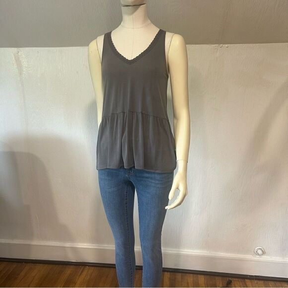 2/$30 American Eagle Soft & Sexy Sueded Tank With Lace Detail - Picture 3 of 12